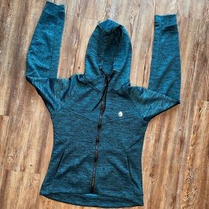 icyzone Workout Jackets for Women - Athletic Exercise Running Zip-Up Hoodie